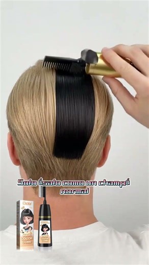 Hair dye p you can use at home.#grayhair #dyedhair #shampooparacanas #haircolor#shampoo