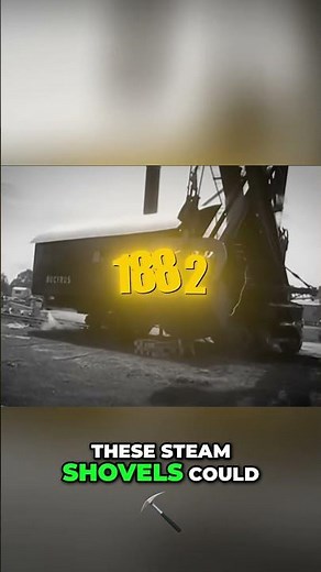 Revolutionary Steam Shovels: Building Railroads and Canals #shorts