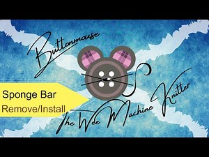 knitting machine tutorial - how to remove and install a sponge bar