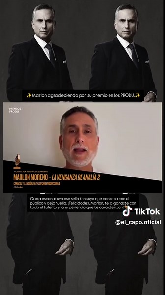 Marlon Moreno y su trabajo en 'El Capo'