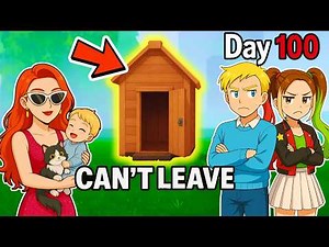 WE Survived In A SHED for 99 Nights in the Forest!