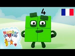 @NumberblocksFrancais - Tout sur le chiffre Quatre