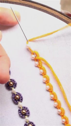 7.3K views · 53 reactions | #bullionknot #bead | Hand Embroidery Designs | Facebook
