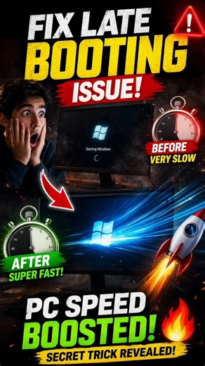 PC Booting Slow? Fix It in Seconds 😳