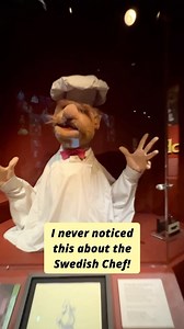 24K views · 4.6K reactions | What an odd choice to life cast hands for the Swedish Chef on the Muppets! Never noticed it until @menon.deepti and I went to the @movingimagenyc. Below is what was on the museum plaque. xoxo Prof Lieu @claralieu The Swedish Chef puppet, 1974 Designed by Michael K. Frith Built by Jim Henson and Bonnie Erickson Performed by Jim Henson and Frank Oz Flocked soft foam, fur fabric, foam, cotton, soft foam, silicone, felt, and plastic | Art Prof | Facebook