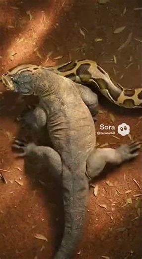 Komodo Dragon vs Python