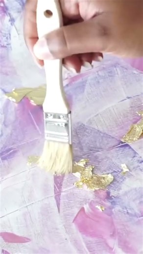 Making Abstract Acrylic Art Using Scrape Technique