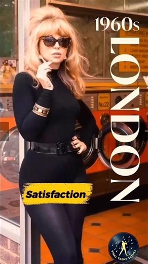 1960s London In Motion A Day with Her, Set To “Satisfaction” Classic Rock I Can’t Get No Women Edit