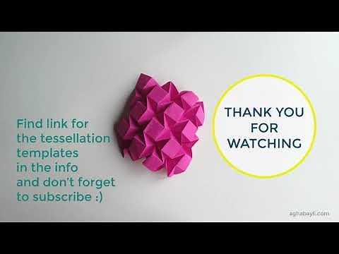 Origami Tutorial - "Waterbomb"