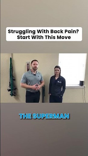 💪 Superman Exercise for Low Back Strength – Friendswood, TX