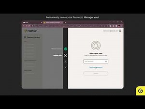 How to permanently delete your Norton Password Manager vault