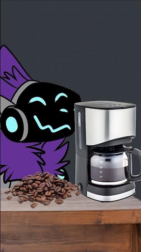 A protogen Makes Coffee Totally Normally #furries
