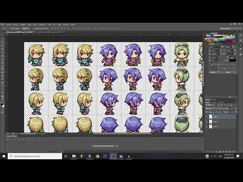 Crear y editar sprites Characters Tutorial RPG MAKER MV