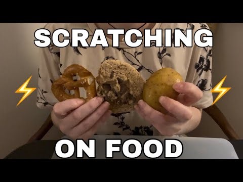 ASMR | SCRATCHING ON FOOD | Fast and Aggressive | Lofi | Weird Random Triggers
