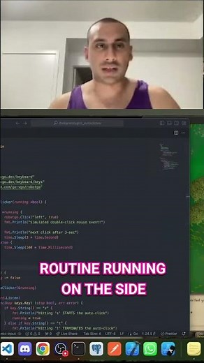 Live Coding! Build an Auto-Clicker in Real-Time - No BS! #shorts