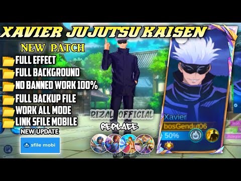 UPDATE Script Skin Xavier Jujutsu Kaisen - Gojo Satoru No Password | Full Effect | Patch Terbaru