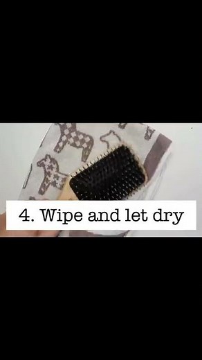 How to Clean a Boar Bristle & Nylon Hairbrush
