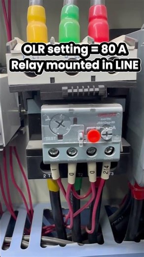 Motor Trips Immediately 😱 Check OLR Setting First! #shorts