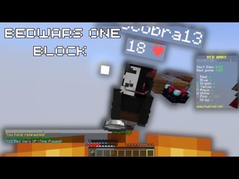 Minecraft One Block Game mode| Bedwars Version