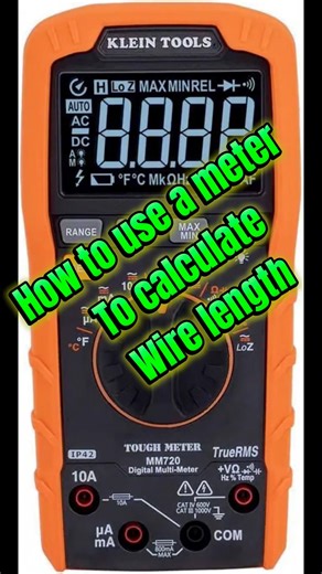 Measure Cable Length Using a Multimeter. How to use resistance to measure wire length.