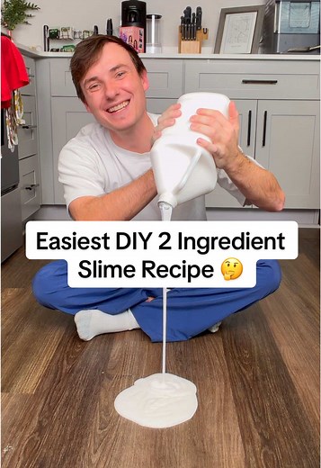 Easiest DIY Slime Recipe with Just 2 Ingredients