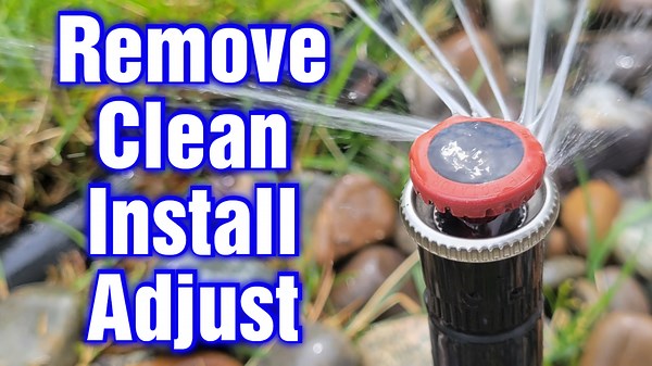 Watch MP Rotator Nozzle - Remove, Clean, Install, & Adjust on Amazon Live