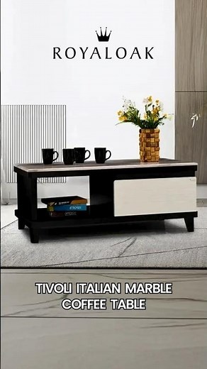 Royaloak Tivoli Italian Marble Center Table