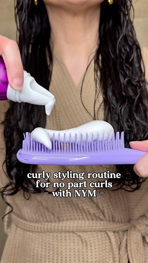 Lauren Piluso Leone on Instagram: "No-part curls are having a moment, here’s exactly how I style mine with @notyourmothers Curl Talk products for soft, defined, effortless curls! Products used: 🪻 Curl Talk Leave-In Conditioner 🪻 Curl Talk Defining Cream 🪻 Curl Talk Activating Mousse Everything’s under $9 at @target Link in bio to shop 🫶🏼 #NYMpartner #CurlyHairRoutine #CurlTalk #curlyhairproducts #curlyroutine #curlcream #hairmousse #leaveinconditioner #def