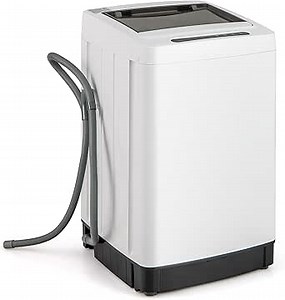 Amazon.com: COSTWAY Portable Washing Machine, 11 LBS Full Automatic Portable Washer with 8 Modes, 10 Water Levels, LED Display & Built-In Drain Pump, 1.5 Cu.Ft. Washer & Spinner Combo for Apartment RV (White) : Appliances