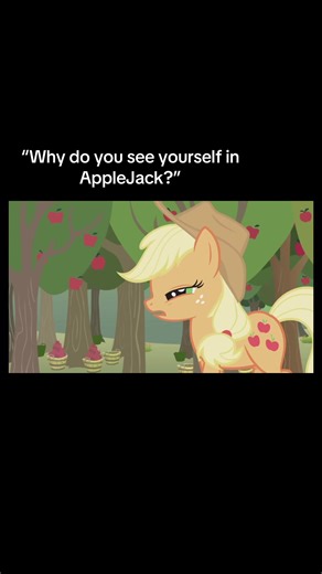 Apple Jack is genuinely my spirit pony.#peak #mlp #applejack #mylittlepony #MLP