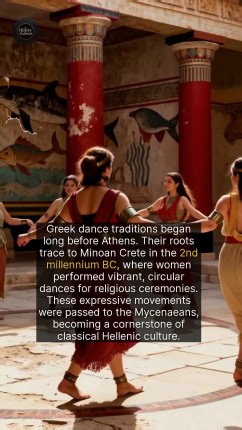 80K views · 1.8K reactions | Ancient Greek dance began not in mainland Greece but on the island of Crete. | The History Archives | Facebook