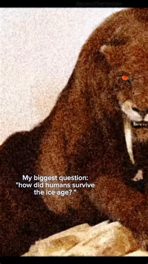 ❄️ How did humans actually survive the Ice Age? While giant beasts like the Megatherium ruled the frozen world, our ancestors weren’t the strongest, the fastest, or the biggest… yet somehow, we made it. They battled brutal temperatures, hunted dangerous megafauna, crafted clothing from animal hides, built shelters from bone and ice, and used intelligence over strength to outlive creatures far more powerful than us. The real question is… was it pure luck, or pure strategy? 🤔🔥 📌 Do you think mo
