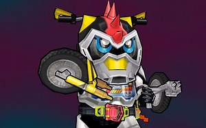 假面骑士战斗突击 假面骑士Lazer Lv.1【车车LV1】必杀演示