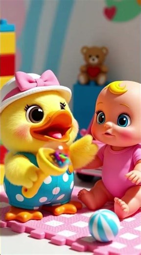 Funny Duck Chick in Baby Toy Land! 🐥🧸 | Cute Toy Adventure