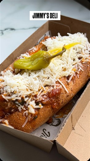 STEPH | MELBOURNE FOOD, TRAVEL & LIFESTYLE on Instagram: "@jimmysdelimelbourne is a sandwich shop on Anderson Street in Yarraville, brought to you by the same family as eleniskitchenbar right next door. 🥪 The deli is in honour of their grandfather Jimmy, who was born in Kastoria, Greece, before migrating to Australia and settling in Yarraville. He opened the area’s first Greek restaurant and his own butcher shop, so it’s a full circle moment! 🥩 You may have seen their famous 1/2 kilo “New York