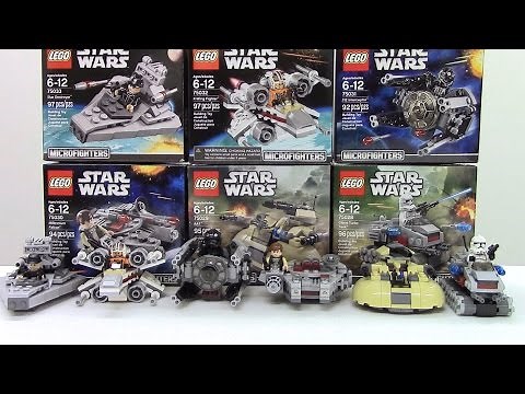 Lego Starwars Microfighter Series 1 Review: All 6 sets