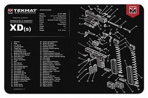 Springfield Armory XDs -Gun Cleaning Mat