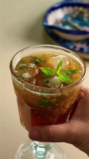 Tropical Gond Katira Coconut Cooler Recipe