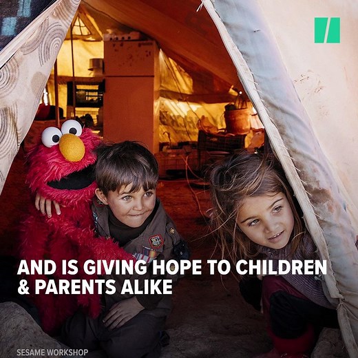 Sesame Street and the International Rescue Committee join forces to help refugee children. | HuffPost