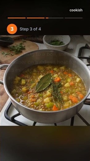 Lentil Soup with Vegetables #shorts