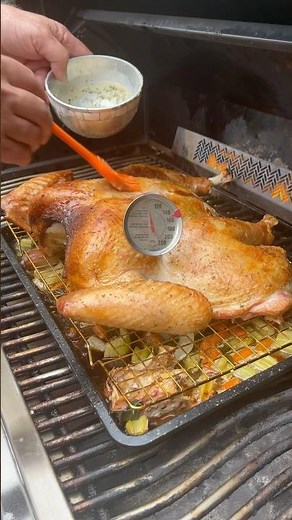 Our First Spatchcock BBQ Turkey 🦃 #thanksgiving #ChefBillyParisi