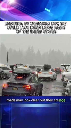 Breaking by Christmas Day ice could lock down large paris of the united states