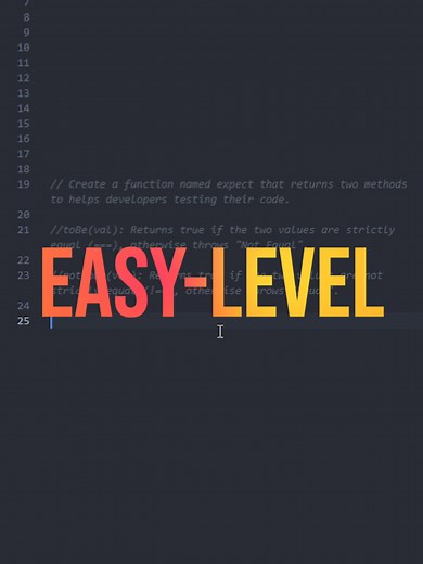 Lets solve this easy-level JavaScript interview question 🖥️👨🏻‍💻 #code #coding #javascript #programming #web #developer #javascriptprogramming #codinglife #frontend #frontenddevelopment #javascriptdeveloper #javascripttutorial #web #interviewquestion #interview #webdeveloper #webdevelopment #webdevelopmentips #leetcode #leetcodechallenge