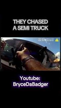 HIGH SPEED 18 WHEELER CHASE!!