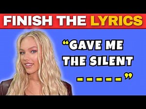 FINISH THE LYRICS: Freya Skye Edition 🎤 | Guess the Freya Skye Song Quiz