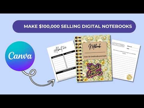 How to Create and Sell Digital Notebooks Without Spending Money!