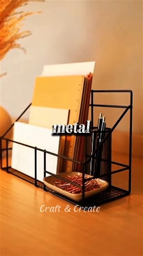 Shaping Order | Handmade Wire Desk Organizer#CraftAndCreate #WireArt #DeskOrganizer