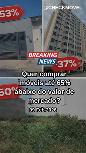 Imóveis de leilão com descontos de até 65% e oportunidades a partir de R$ 33 mil. Mas atenção: desconto por si só não garante lucro. Por trás de cada bom negócio existe análise de edital, risco jurídico, custo de reforma e liquidez na venda. 👉 Quer entender como investidores compram com desconto, reformam e vendem a preço de mercado? Clique no link da bio e veja se esse formato de investimento faz sentido para você.
