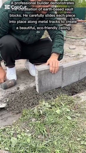 Sustainable Earth Block Ceiling Construction