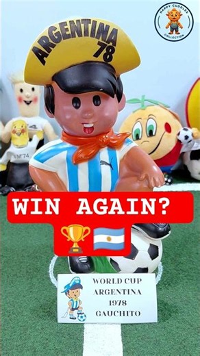 Will Argentina Win The World Cup? 1978 Gauchito Mascot! 🏆 #WorldCup #Argentina #Gauchito